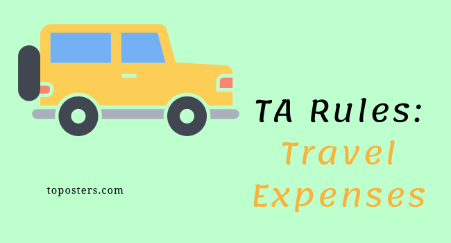 travel allowance tax rules